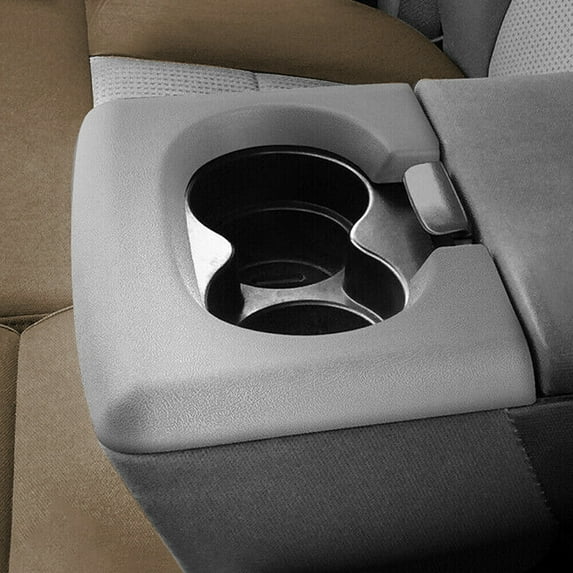 Kojem Center Console Cup Holder Armrest Pad for 2004-2014 Ford F150 Light Grey