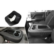 Kojem Center Console Lid Seat Armrest Cover for 2007-2013 Silverado Tahoe Sierra Leather