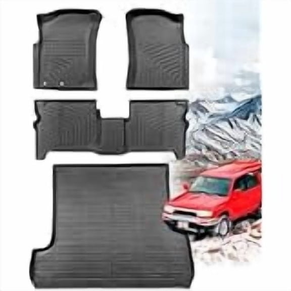 Kojem Chrome Alloy Steel Fender Compatible with 1996-1998 Toyota 4runner Sr5 Base Wo Fender Flares Rear Bumper Replacement For 1996-1998 Replacement For 5210635061