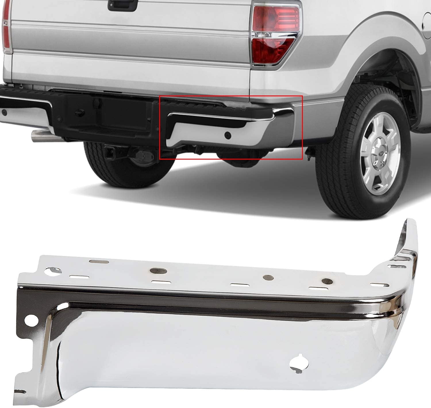 Replacement Rear Bumper End Caps For 2010 F150 Fx4