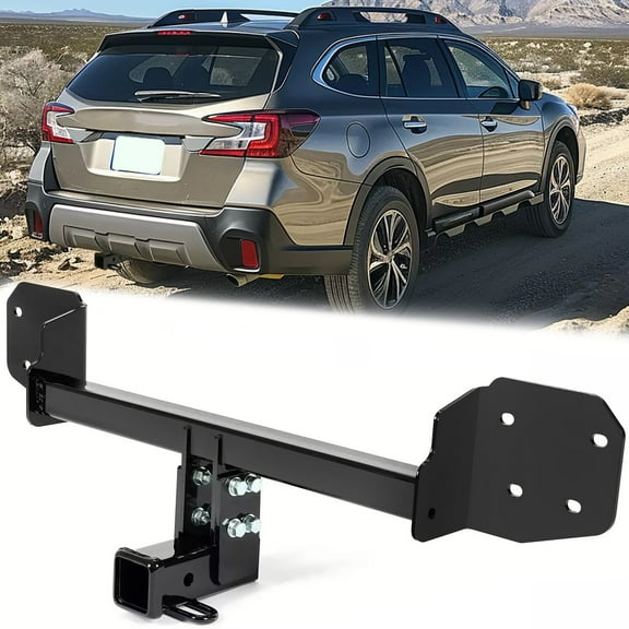 Kojem Class 3 Trailer Hitch Receiver 2" for 2010-2019 Subaru Outback Hatchback Steel Black