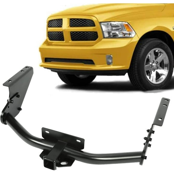 Kojem Class 4 Trailer Hitch 2" Inch Receiver Rear Bumper Tow for 2009-2023 Dodge Ram 1500 (3-Pcs Structure)
