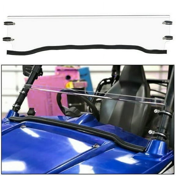 Kojem Clear Half Windshield Polycarbonate for 2008-2020 Polaris RZR800 RZR900 RZRXP