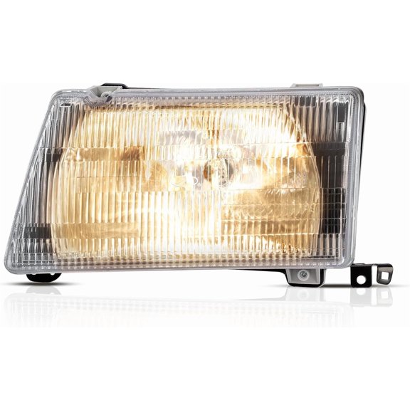 Kojem Clear Lens Headlight Compatible with Peterbilt 375 385 Trucks Halogen Headlamp Clear Lens Driver Side