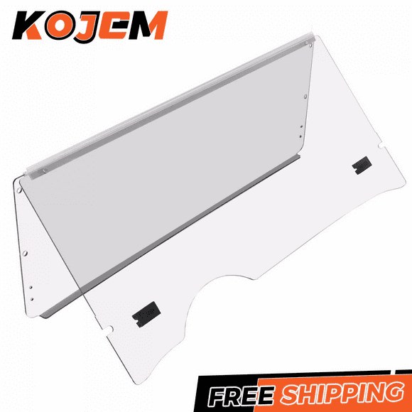 Kojem Clear Windshield for 2008-2024 EZGO RXV Golf Cart Part Fold Down Windscreen
