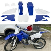 Kojem Complete Replica Plastic Kit Compatible with 1996-2001 97 98 99 20 Yamaha YZ125 YZ250, Blue & White