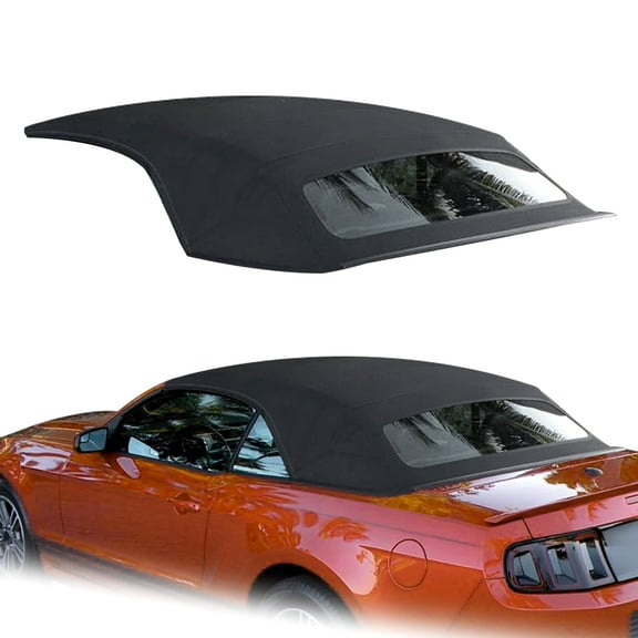 Kojem Convertible Soft top for 1994-2004 Ford Mustang W/window Black Sailcloth