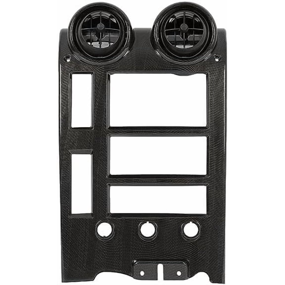 Kojem Cover Compatible with 2005-2007 Hummer H2 Replacement For D04478029ke Centrer Control Dashboard Air Vent Trim Cover Panel Carbon Fiber Color 2005-2007 Replacement For D04478029ke