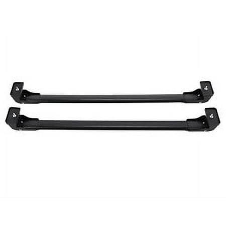 Kojem Cross Bars for 2006-2017 Mazda 5 Mini Passenger Van Roof Racks Luggage Carrier Lockable Cargo Racks Cross Rails Black