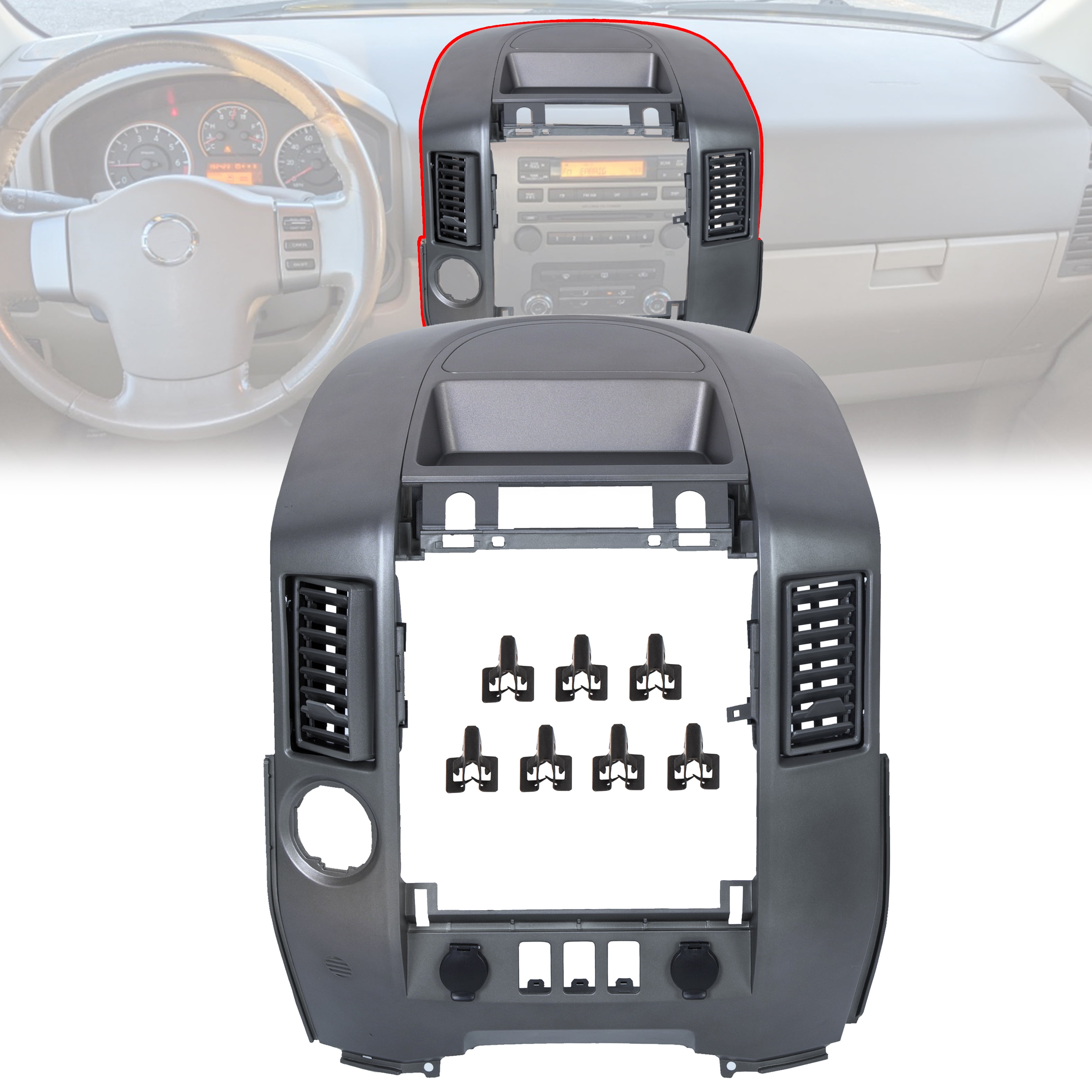 2005 nissan titan dash parts outlet