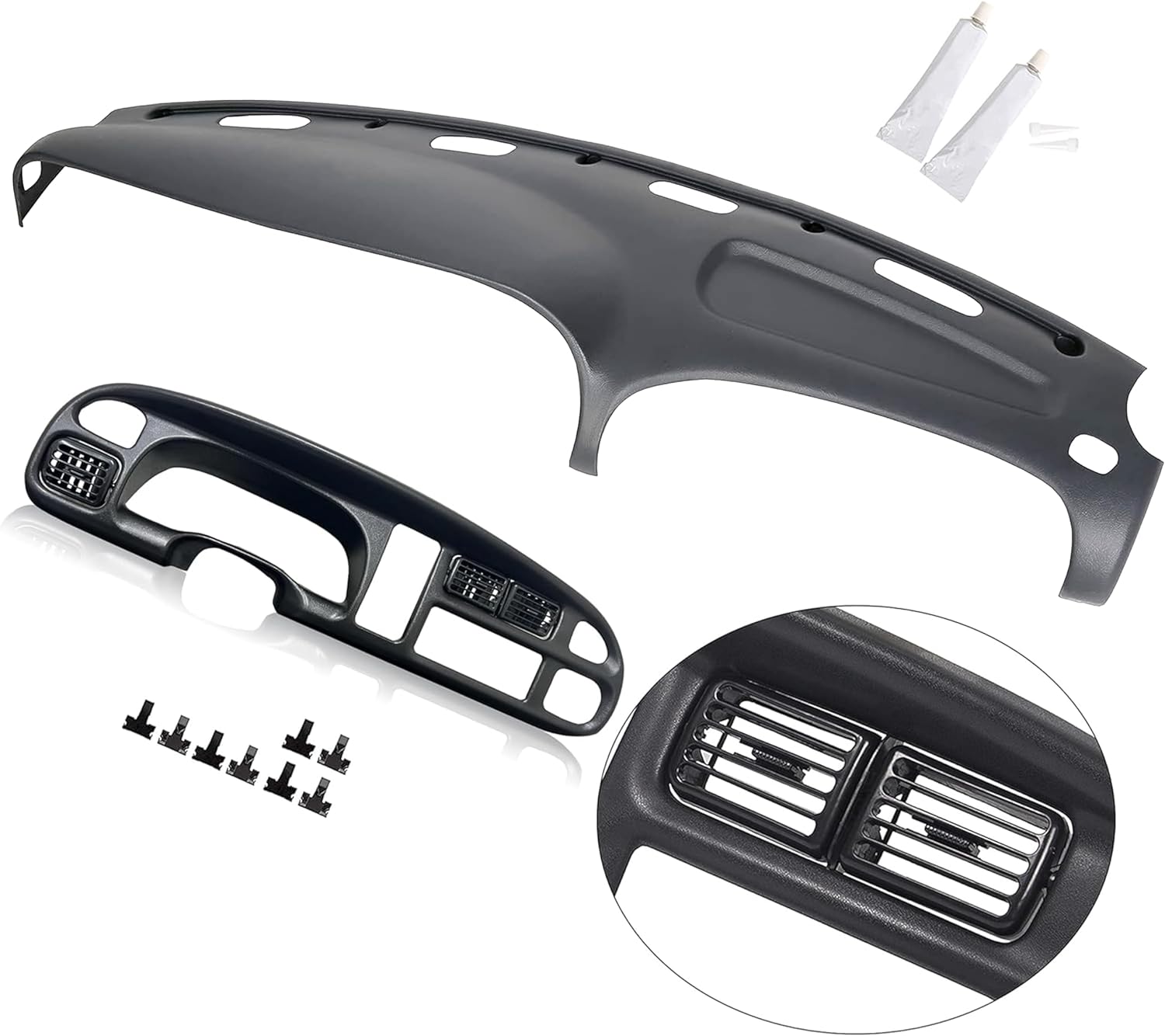 KARPAL Dashboard Dash Cluster Bezel w/Vents Compatible With 19982002