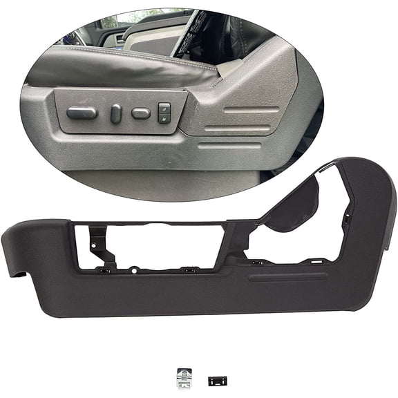 Kojem Driver Side Left Power Seat Valence Panel Cover Trim fits 2009-2013 Ford F150 2010 2011 2012 Direct 9L3Z-1662187-EA
