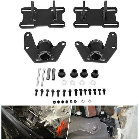Kojem Engine Mount Adapter Kit Conversion Engine Swap Mounts Adjustable with Hardware for GM G-Body 1978-1988 LS1 LS2 LS3 LS6 LSX LQ4 LQ9 4.8L 5.3L 6.0L 6.2L Steel