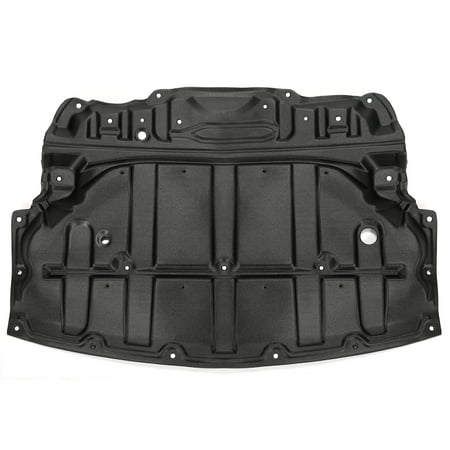 Kojem Engine Splash Shield for 2007-2017 Infiniti G25 G35 G37 Base/Infiniti EX35 Base/EX37 Base/Infiniti Q40 QX50 Q60 Base Replaces 75892-JK000 IN1228117 Durable Black