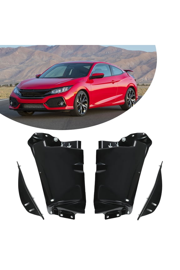 Fender Cut Out for 1996 1997 1998 1999 2000 Honda Civic EK EJ ABS Plastic Black