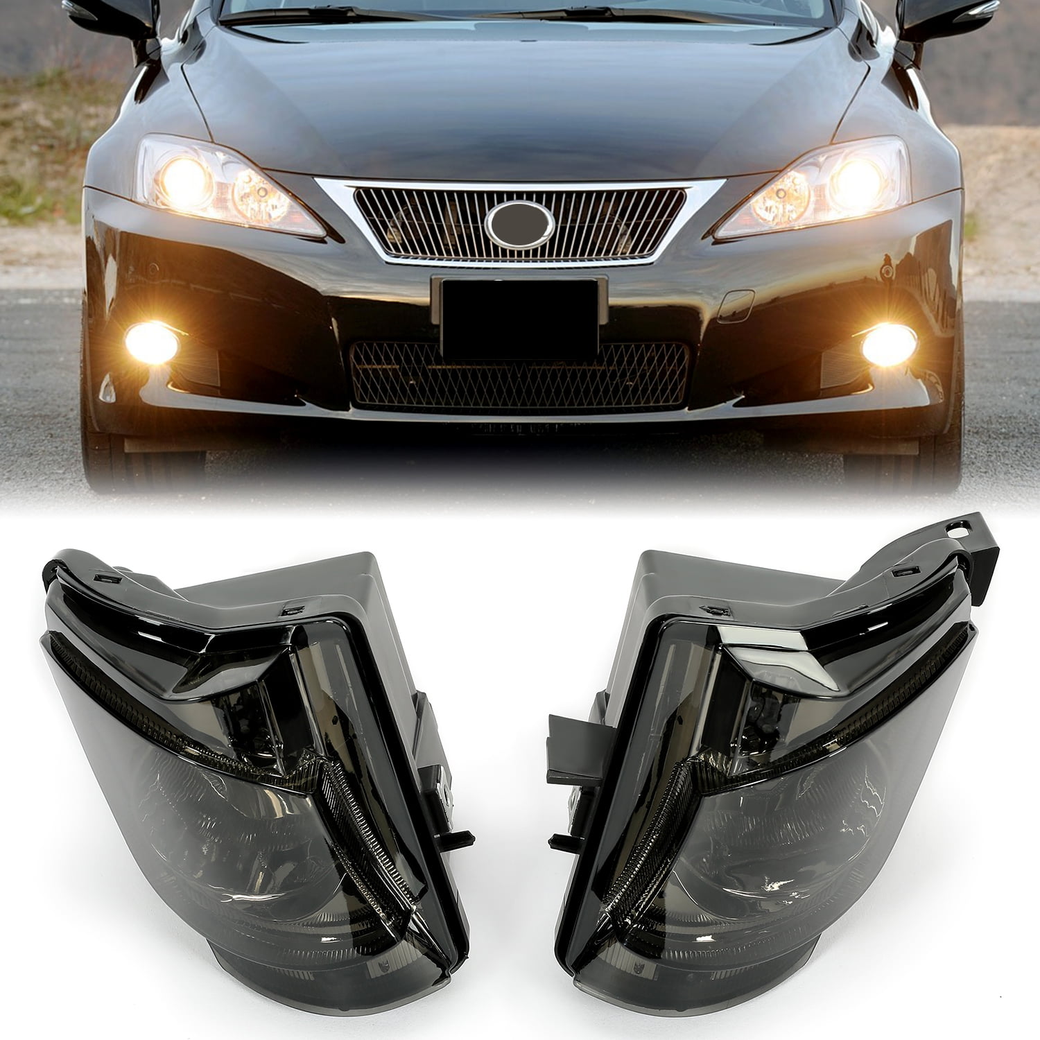 Lexus is250 fog lights hotsell