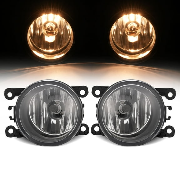 Kojem Fog Lights for 2011-2015 Ford Explorer Bumper Fog Lamps Set LH RH Driver & Passenger Side Clear Lens Replacement for 4F9Z-15200-AA FO2592217