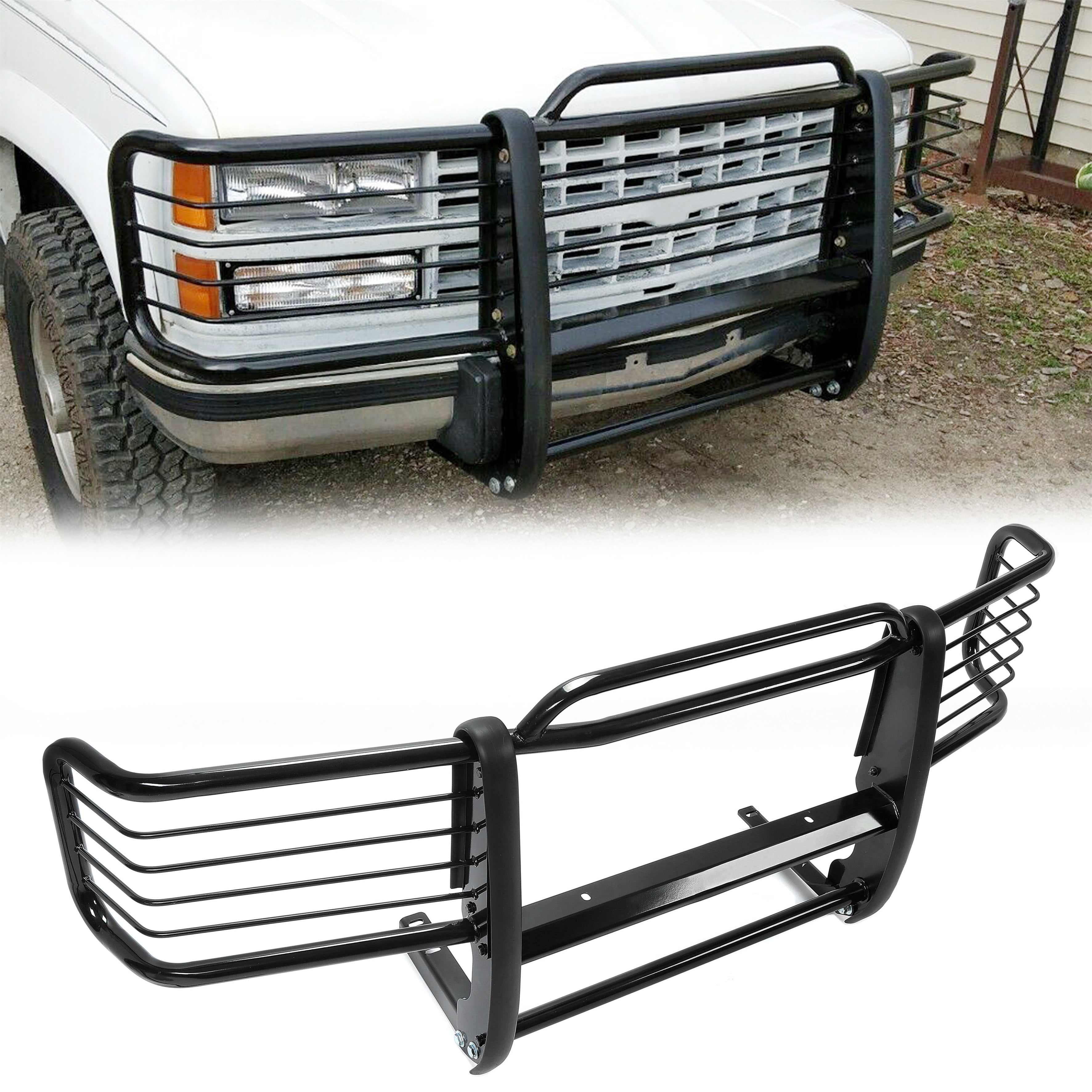 Kojem Front Black Bumper Protector, Truck Grill Bull Bars for 19881998