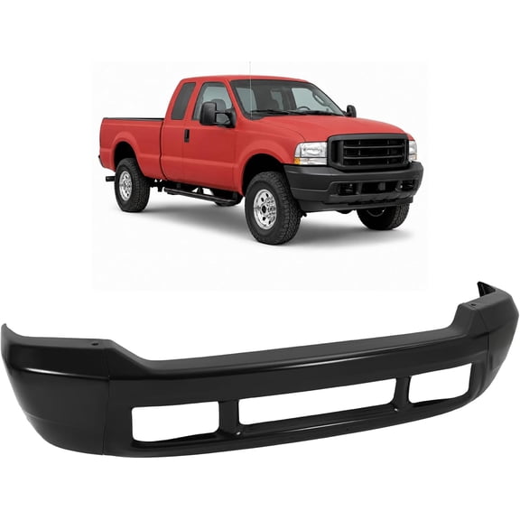 Kojem Front Bumper Face Bar Compatible with 2003-2004 Ford Excursion Eddie Bauer 2004 Ford Excursion XLS 2000-2004 Ford Excursion (submodel: Limited, XLT)