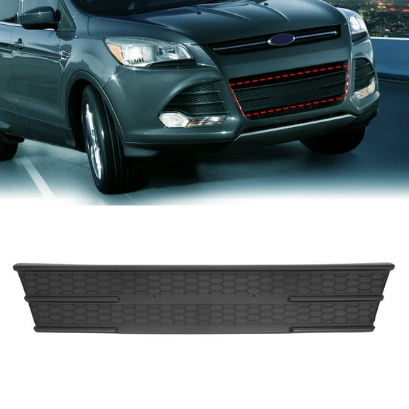 Kojem Front Bumper Grille For 2013-2016 Ford Escape Center Grill