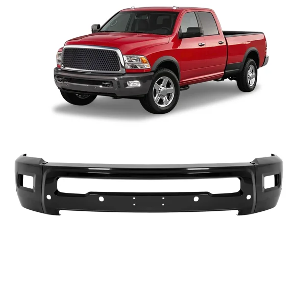 Kojem Front Bumper for 2010-2018 Dodge RAM 2500/3500 With Fog Light Holes & Sensor Holes