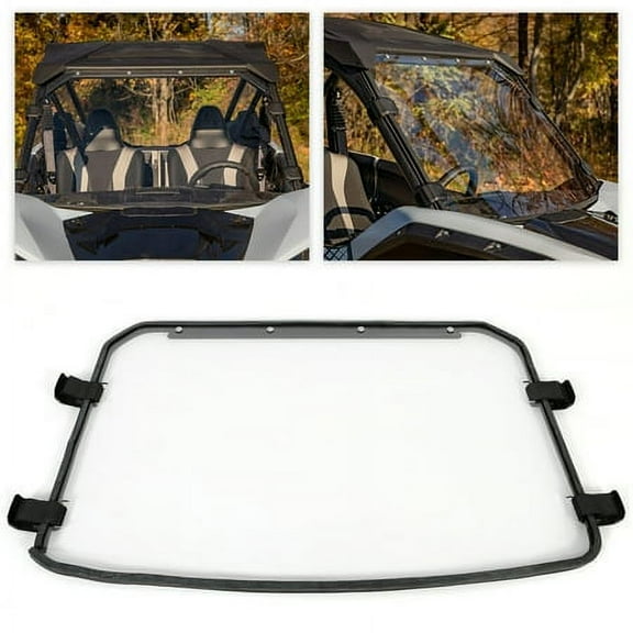 Kojem Front Clear Full Windshield Windscreen Scratch Resistant for Kawasaki Teryx KRX 1000 2020 2021 2022