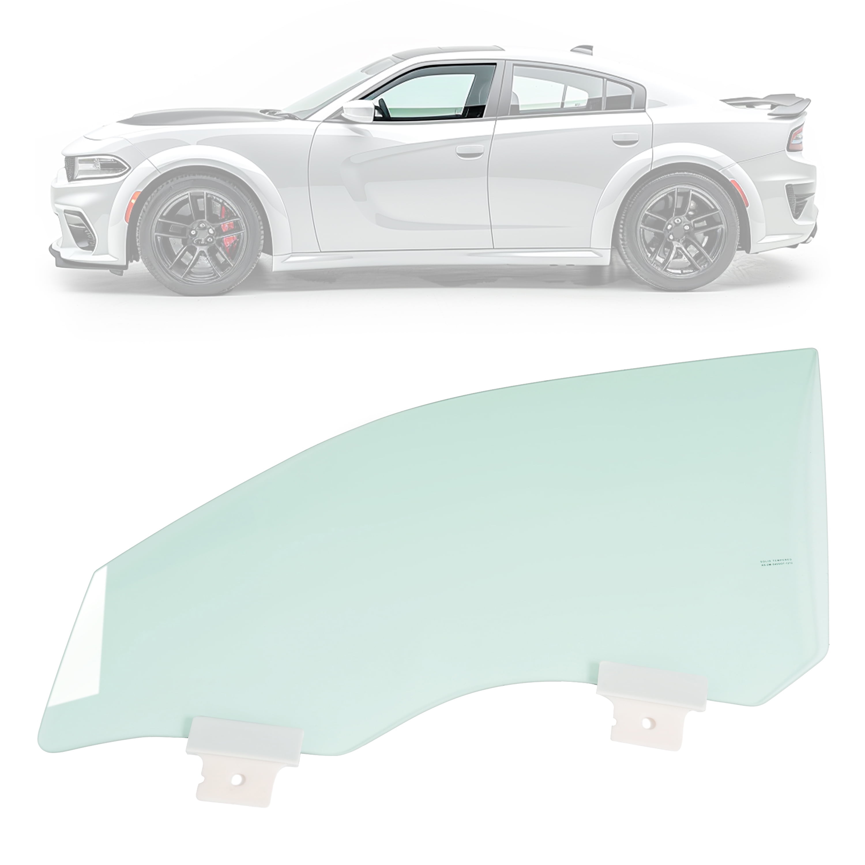 Window Glass Driver Kojem Front Door Window Glass for Dodge Charger 2011-2023 Tempered ...