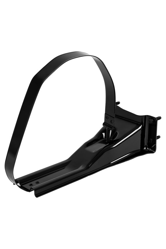 Front Fuel Tank Strap w/ 6' Bed for 1988-2000 Chevy Chevrolet & GMC 1500 2500 3500 C/K Pickup Electrophoresis Steel Black