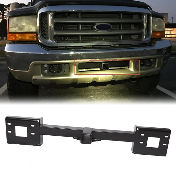 Kojem Front Mount Trailer Tow Hitch for 1999-2007 Ford F-250 350 Super Duty with 2 Inch Square Receiver Opening 65022