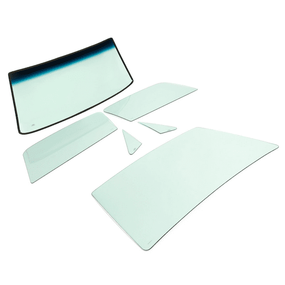 Kojem Front & Rear Back &Side Door Windshield Window Glass for 1967-1968 Ford Mustang