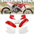 thumbnail image 1 of Kojem Front Rear Full Body Fairing Set Kit For Honda Plastic Fender Body Kit Covers 2000-2001 CR125R CR250R (Red & White), 1 of 14