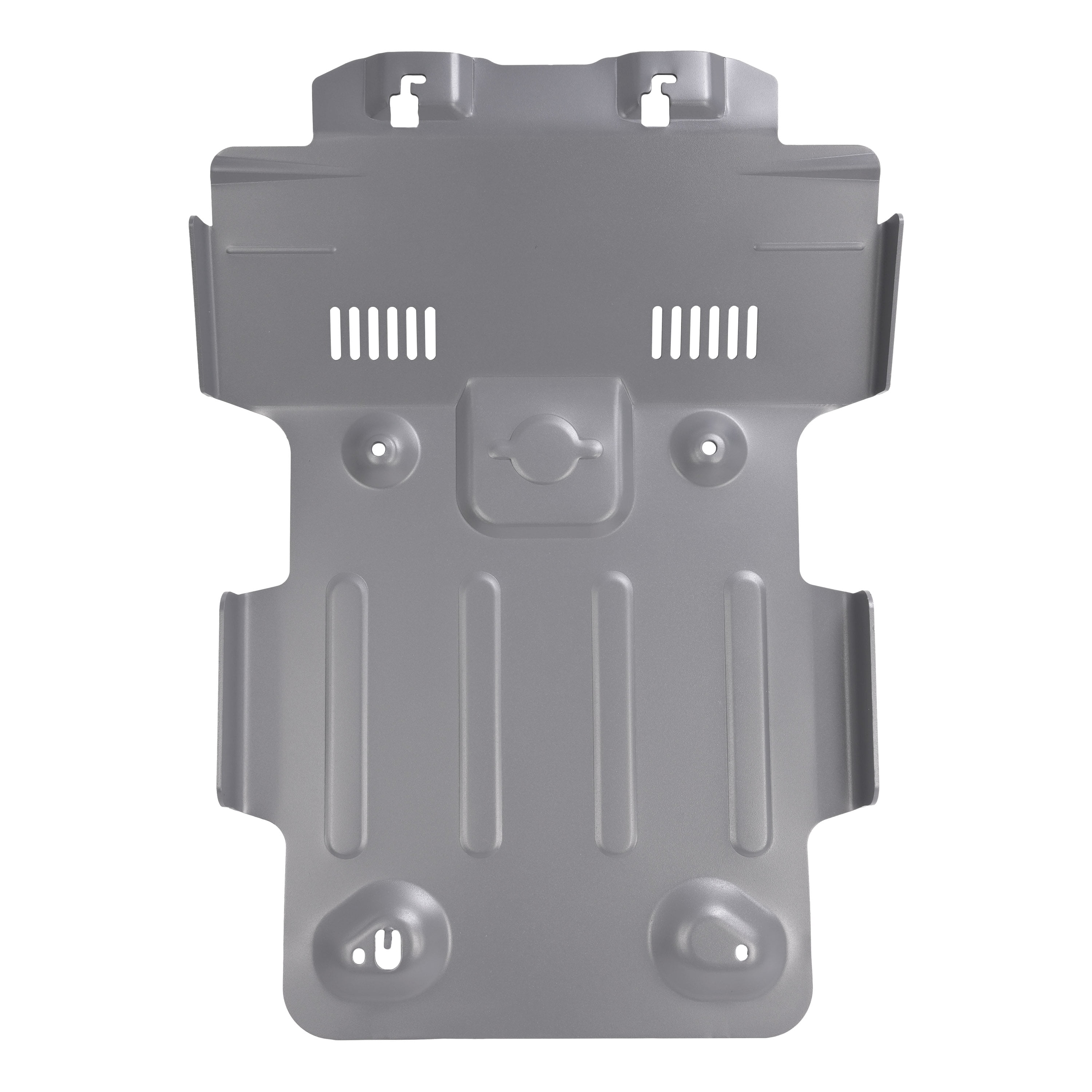 Kojem Front Skid Plate for 2022-2024 Toyota Tundra Sequoia Replacement for PTR60-34220 Frosted Gray Aluminium