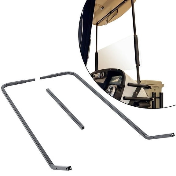Kojem Front Top Strut Support Brackets Compatible with 1994-2013 EZGO Golf Cart Medalist/TXT