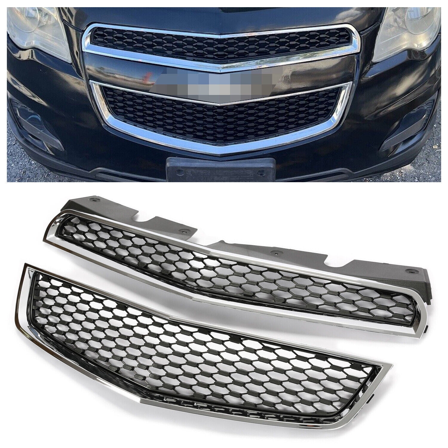 Kojem Grille Set for Chevrolet Equinox LS LT LTZ 2010-2015