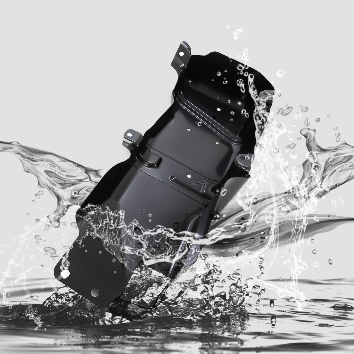 Kojem Fuel Tank Skid Plate for 2007-2017 Jeep Wrangler 2018 Jeep Wrangler JK Black