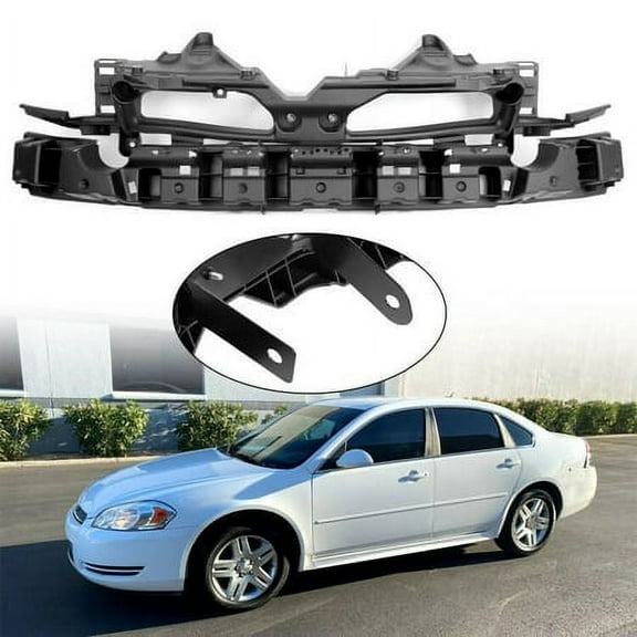 Kojem GM1070241, Automotive Front Bumper with Heavy-Duty fits Chevrolet Impala 2006-2016 Black