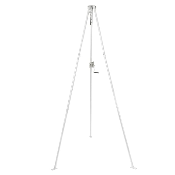 Kojem Game Hoist Tripod For 500LB Capacity with Manual Winch & Gambrel for Deer/Boar Hunting Field Processing