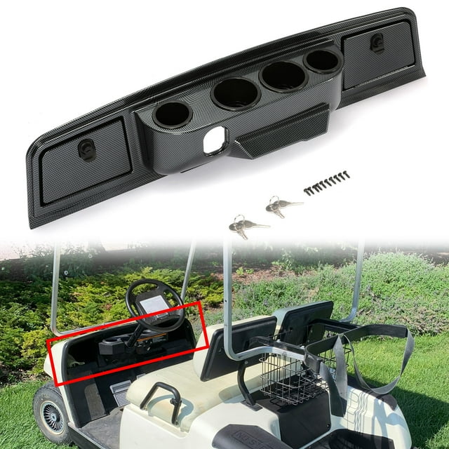 Kojem Golf Cart Dash Assembly for 19942013 EZGO TXT Golf Cart Dashboard Dash Kit Carbon Fiber
