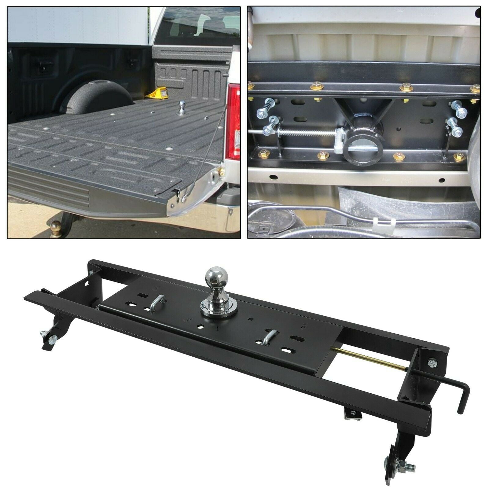 Kojem Gooseneck Trailer Hitch Kit for 2015-2020 Ford F150 F-150 2-5/16" Double Lock