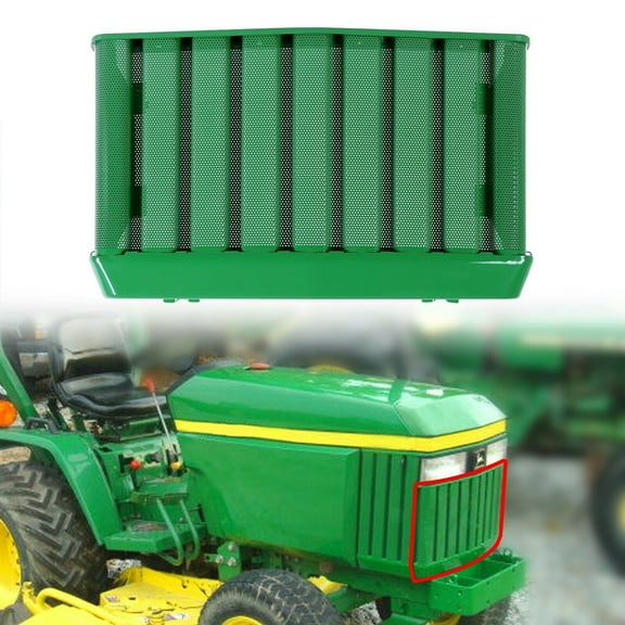 Kojem Green Front Hood Grille Compatible with John Deere 670 770 870 970 790 990 1070 3005 4005 AM876800, LVU802875