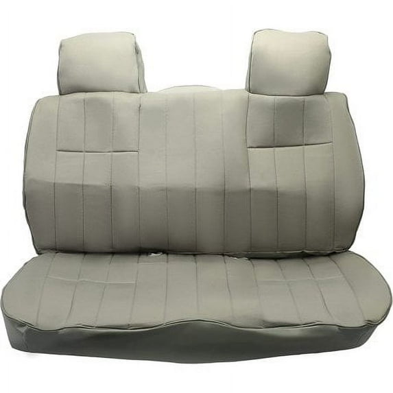 Kojem Grey Bench Seat Covers Upholstery Compatible with Toyota Pick-up 1987-1994 Truck Solid Bench with Headrest