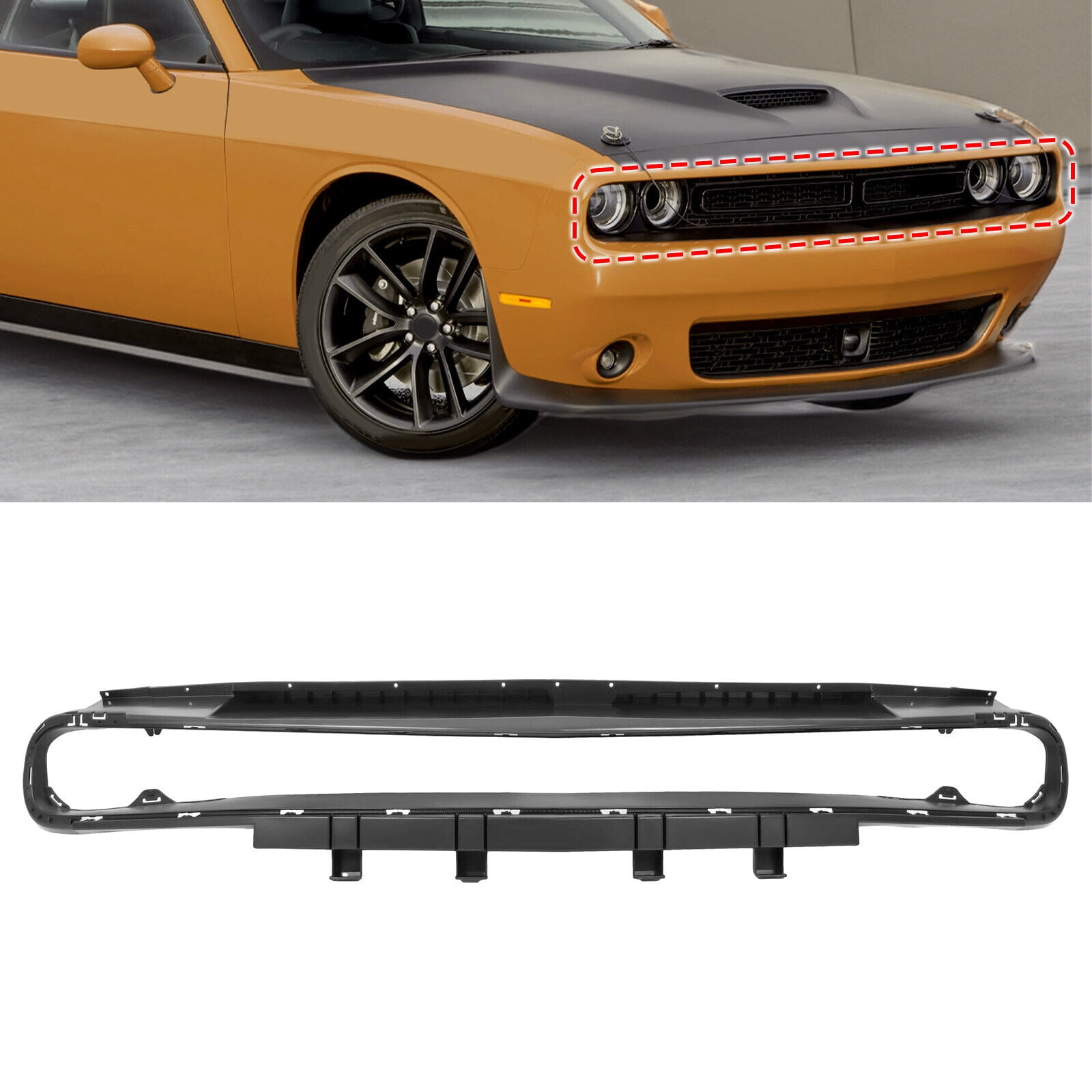Kojem Grille Reinforcement for 2015-2023 Dodge Challenger