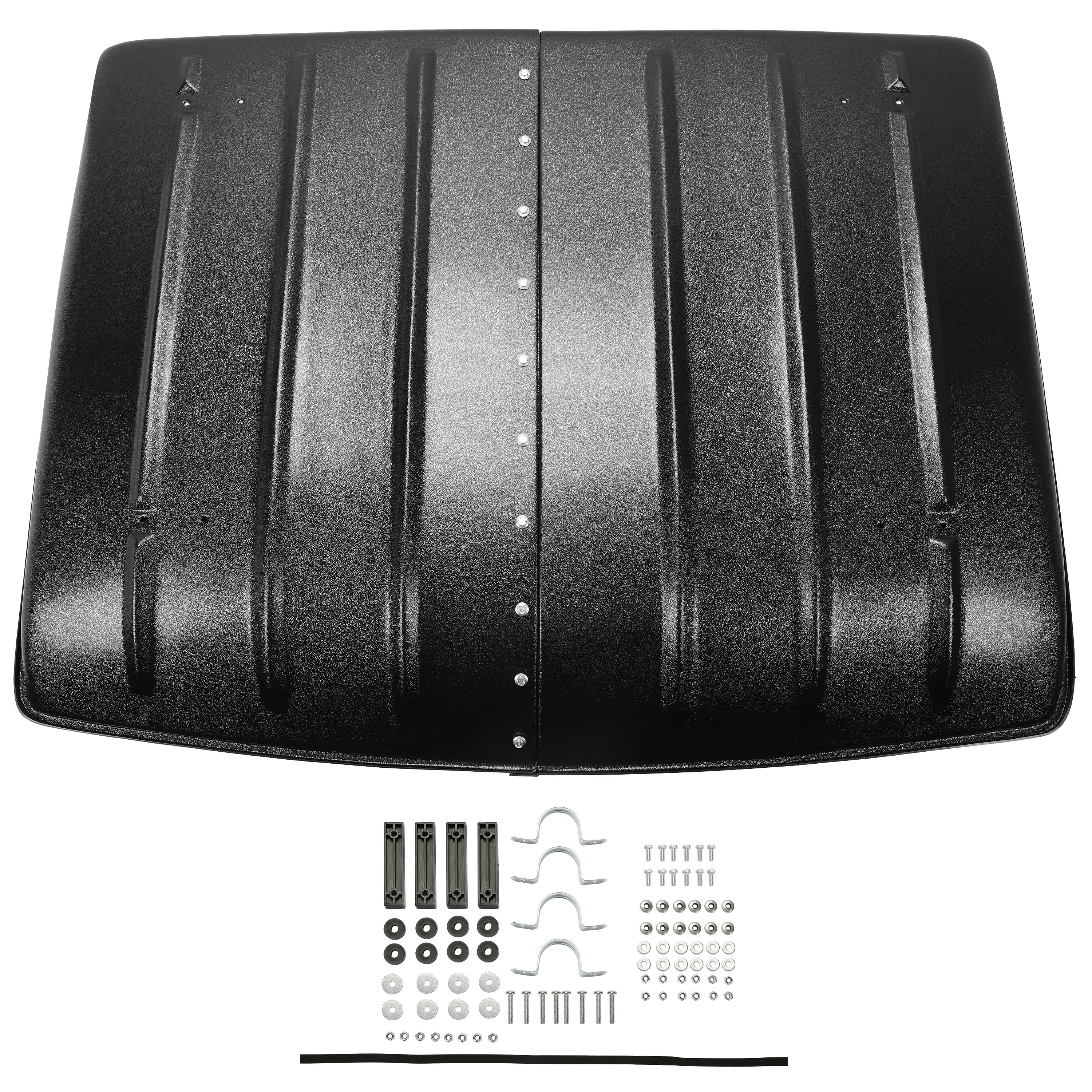 Kojem Hard Roof Top Fit for 2005-2023 Kawasaki Mule 600 610 SX 4X4 UTV Black Plastic KAF600-005B