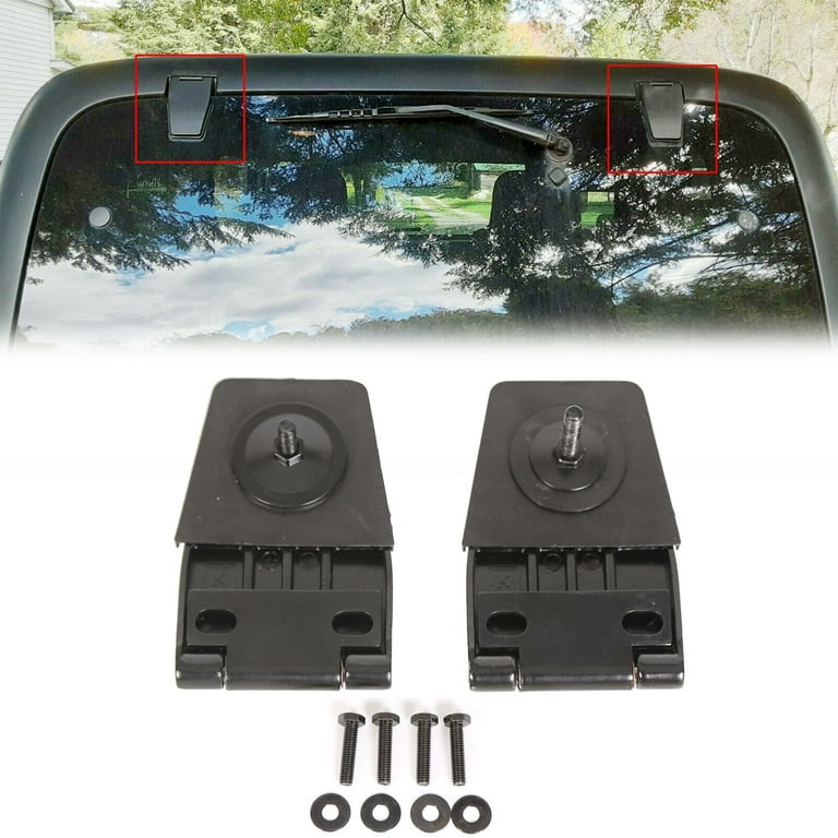 Kojem Stainless Steel Liftgate Back Glass Hinges for Jeep Wrangler 