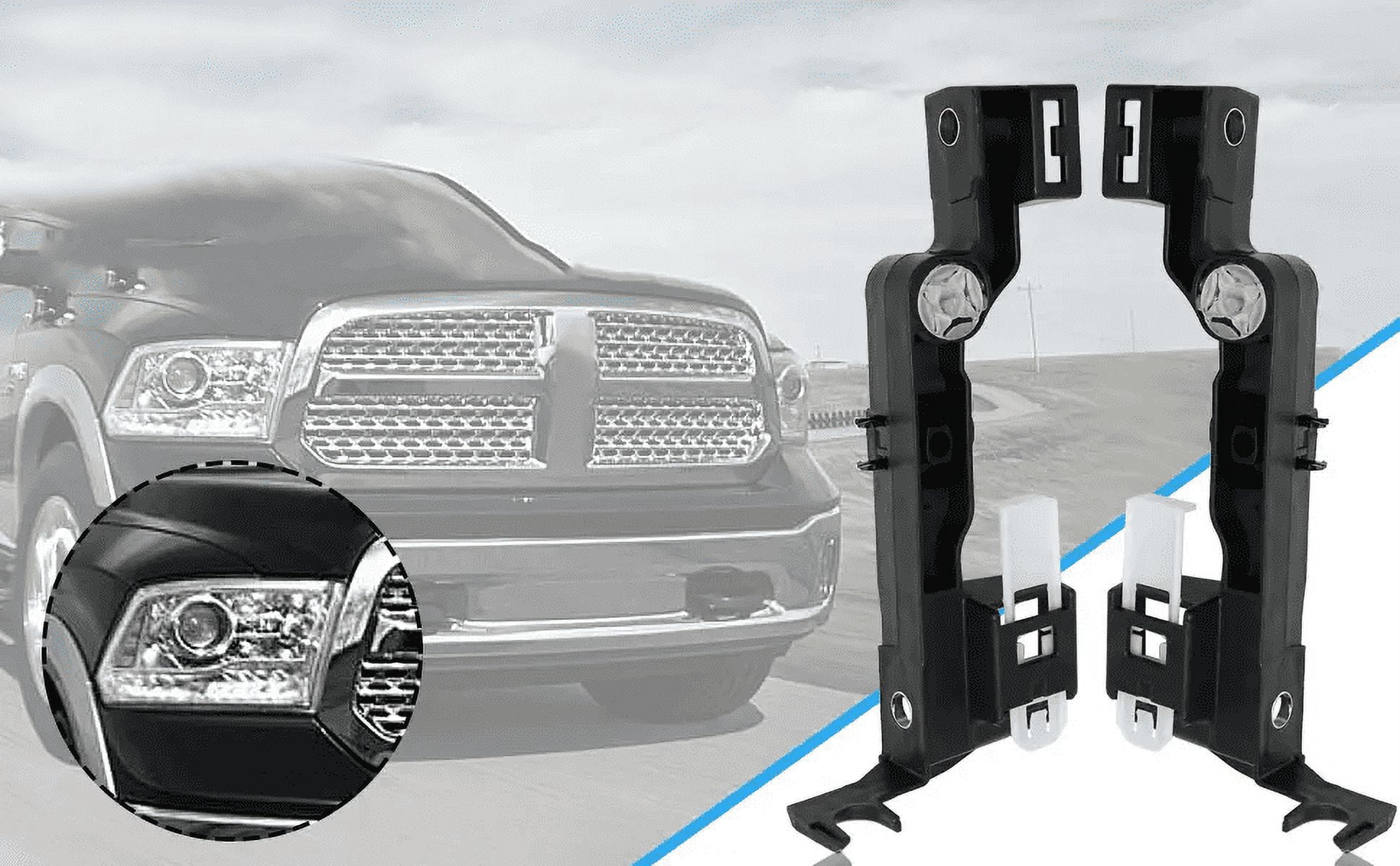 Kojem Headlight Lamp Mounting Bracket Holder Driver Passenger for 2009-2017 Dodge Ram Replaces 68222827AB 68050756AB