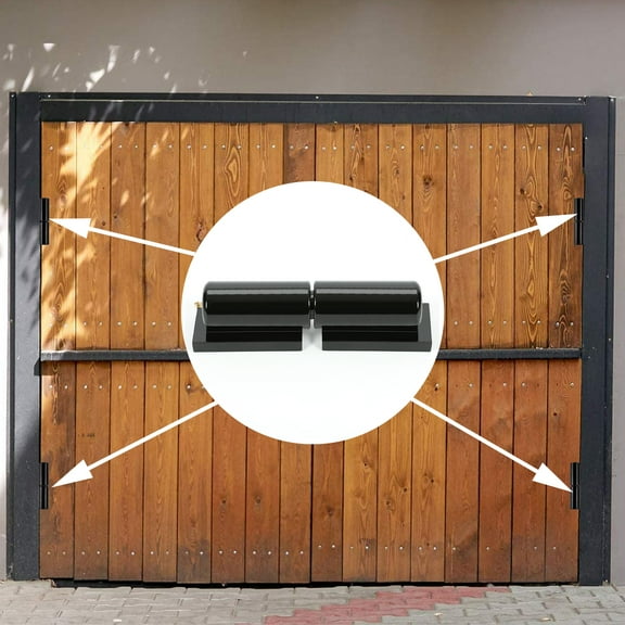 Kojem Heavy Duty Gate Hinge Steel 7" Barrel Hinge Weld-On for Swing Door Trailer Ramp Metal Driveway Gate Drive Gate