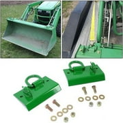 Kojem Heavy Duty Grab Hooks D Rings Compatible with John Deere Compact Tractor 1025R 2032R 3320 2520 Bolt on