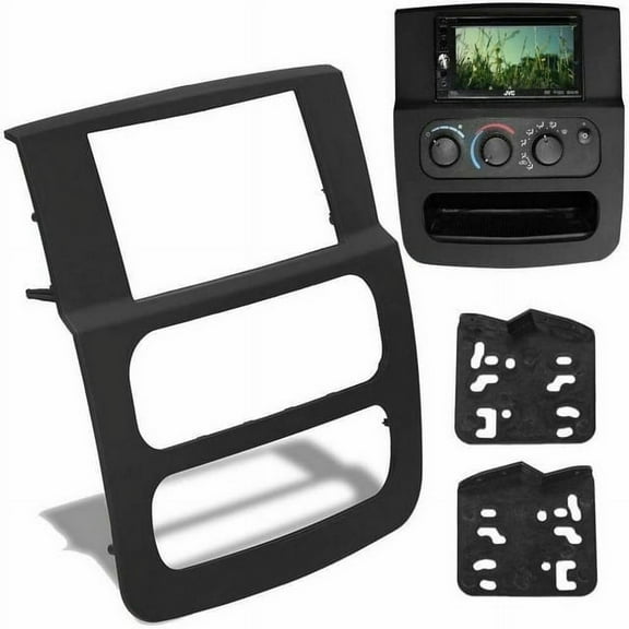 Kojem High Grade Dash Kit For 2002-2005 Dodge Ram 1500 2500 Double DIN Stereo Install