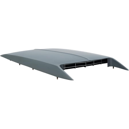Kojem Hood Vent Abs Primer Gray Compatible with 1969-1970 Ford Mustang Without Shaker Hood