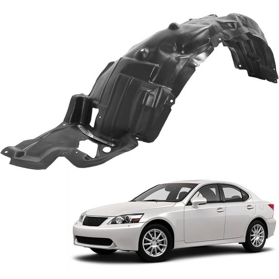 Kojem Inner Fender Compatible with 2006-2008 Lexus IS250 2006-2008 Lexus IS350
